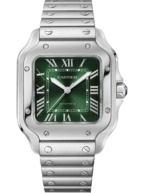 cartier watch green face|cartier tank apple watch face.